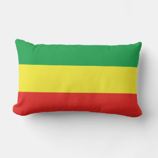 Etiopien Rasta Flagga Lumbarkudde