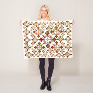 Etiopien Rootz Meskel Kor Fleece Blanket.Liten