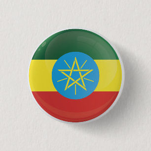 Etiopien Rund ikon flagga Knapp