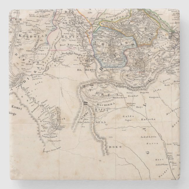 Etiopien Somalia, afrika Underlägg Sten (Framsidan)