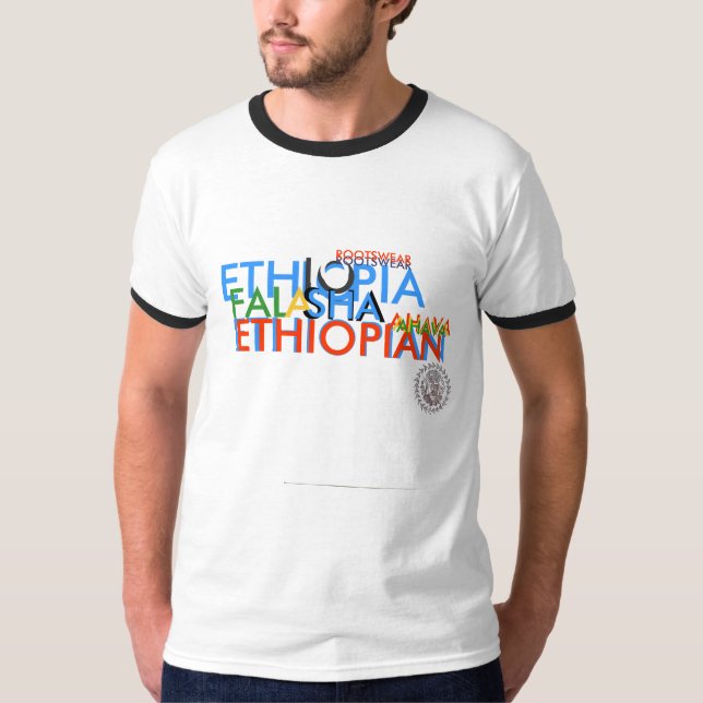ETIOPIEN T-tröja T-shirt (Framsida)