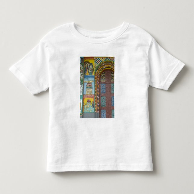 Etiopien:  Tigray Region, Axum, Kristus Church. T-shirt (Framsida)