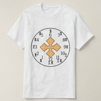 Etiopiens bibelklocka - arabiska och engelska siff t shirt