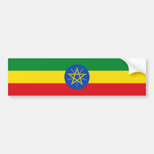 Etiopiens flagga bildekal