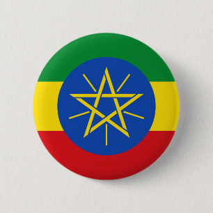 Etiopiens flagga knapp