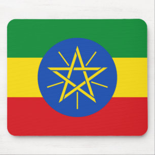 Etiopiens flagga musmatta
