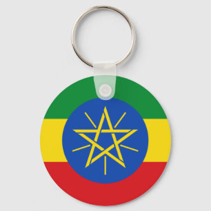 Etiopiens flagga nyckelring