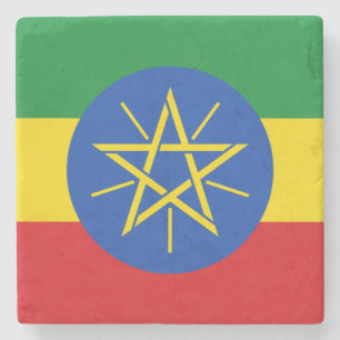 Etiopiens flagga stenunderlägg