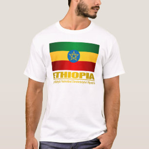 Etiopiens flagga t shirt