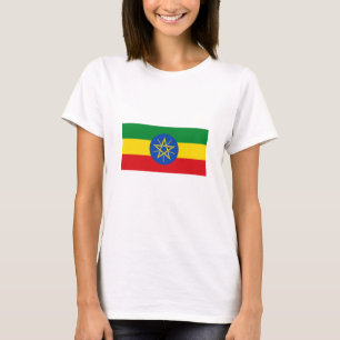 Etiopiens flagga t shirt
