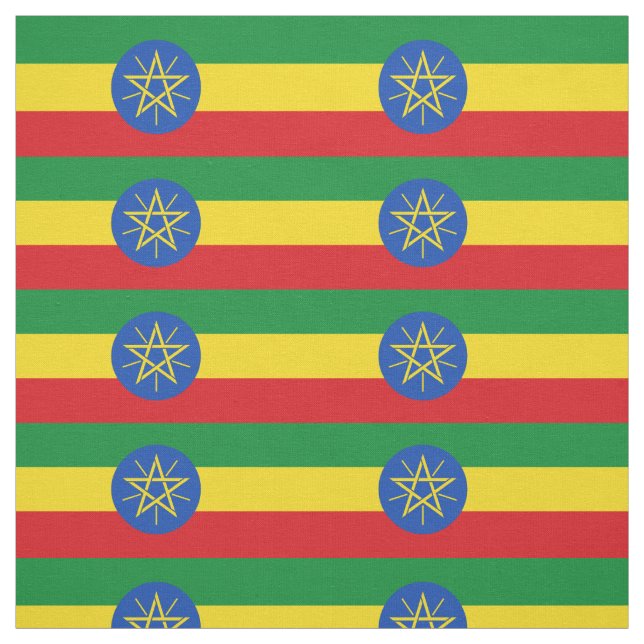 Etiopiens flagga tyg (Provkarta)