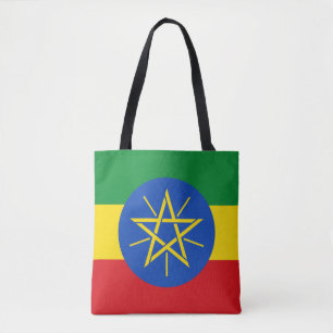Etiopiens flagga tygkasse