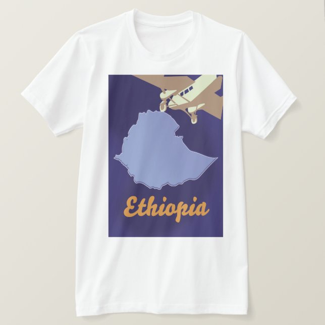 Etiopiens reseaffisch t shirt (Design framsida)