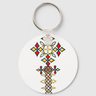 Etiopier arga Keychain Nyckelring