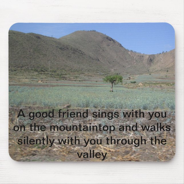 Etiopisk bergmousepad musmatta (Framsidan)