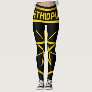 Etiopisk Emblem Leggings