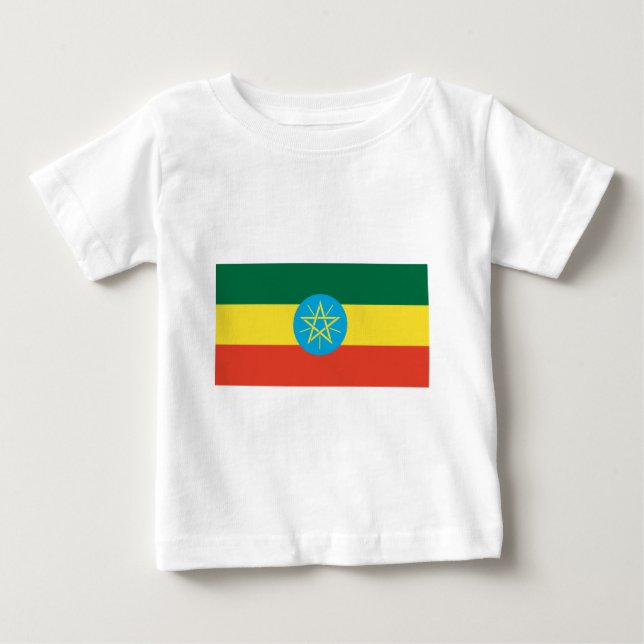 etiopisk Flagga Tröja (Framsida)