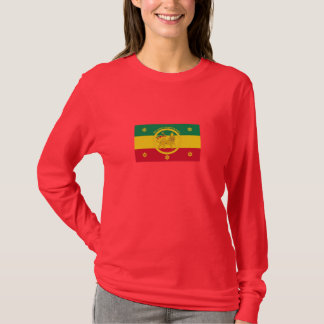 Etiopisk imperialistisk flagga - Haile Selassie Tee Shirt