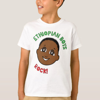 Etiopisk pojkesten! tee shirt