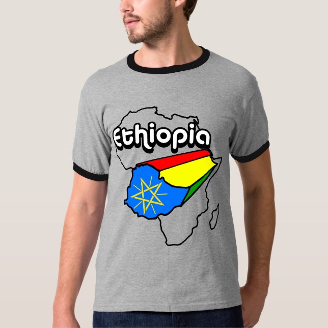Etiopisk prideutslagsplats tee shirt (Framsida)