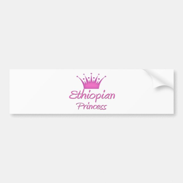 Etiopisk prinsessa bildekal (Framsidan)