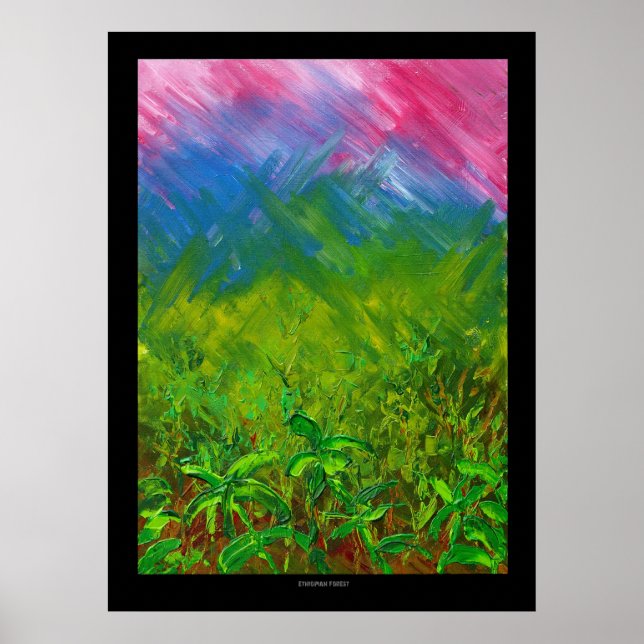 Etiopisk skog poster (Framsidan)