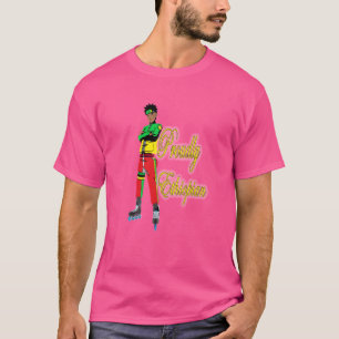 Etiopiska klädda habesha t shirt