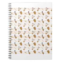 etiopiska musikinstrument anteckningsbok