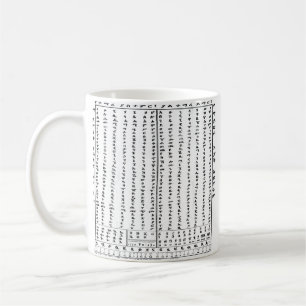 Etiopiskt alfabet Classic Mugg