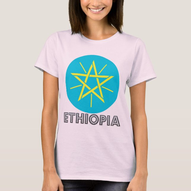Etiopiskt Emblem Tee (Framsida)
