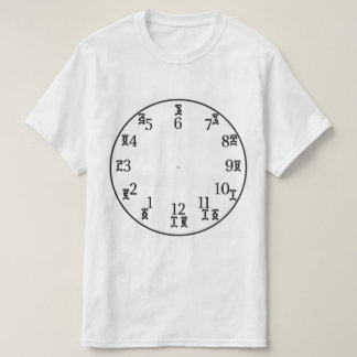 Etiopiskt klockslag - Amharic & English Numbers T Shirt