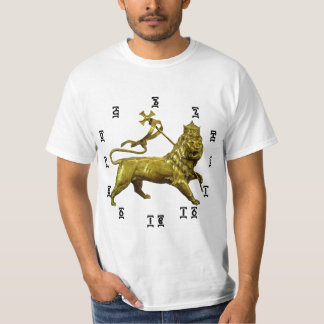 Etiopiskt lejont - stämpelurT-tröja T Shirt