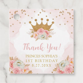 Etiqueta de Favor del Cumpleaños de la Princesa Fl Gåvor Etiketter