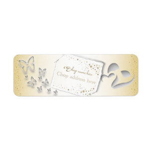 Etiqueta de remitente personalizada returadress etikett