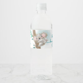 Etiqueta para botella de agua Baby Shower  Vattenflaskor Etikett