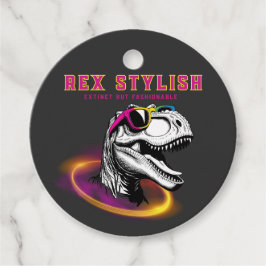 Etiqueta para lembrancinha T-Rex Fashion Gåvor Etiketter
