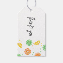 Etiqueta para regalo cítricos presentetikett