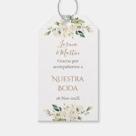 etiqueta para regalo Wedding gift tag in Span Presentetikett