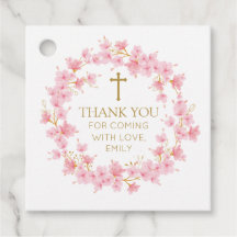 Etiquetas Para Recuerdos First Communion Cherry Bl