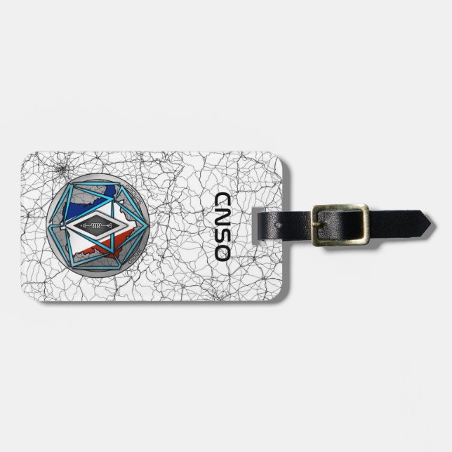 ETIQUETTE BAGAGE RADIO BAGAGEBRICKA (Horisontell Framsida)