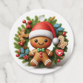 Étiquette Cadeau "Bonhomme Pain d'Épices" Gåvor Etiketter