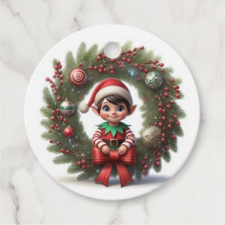 Étiquette Cadeau "Lutin" Gåvor Etiketter