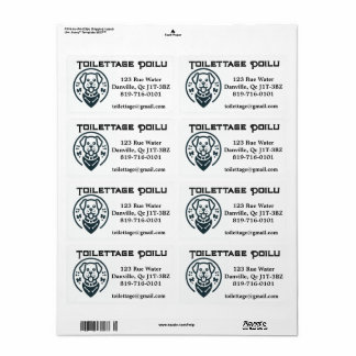 Étiquette personnalisable fraktsedel