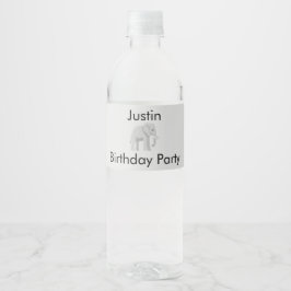 Étiquette personnalisée pour bouteille d'eau d'ann vattenflaskor etikett