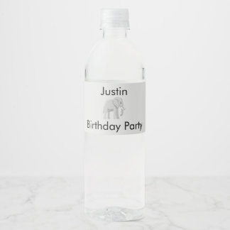 Étiquette personnalisée pour bouteille d'eau d'ann vattenflaskor etikett