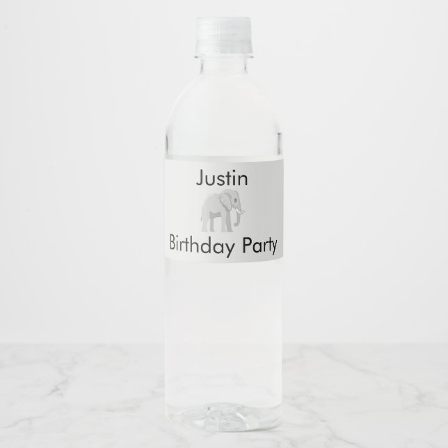 Étiquette personnalisée pour bouteille d'eau d'ann vattenflaskor etikett (Framsida)
