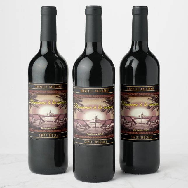 Étiquette Pour Bouteilles De Vin lot d'étiquettes Vinflaska Etikett (Flaskor)