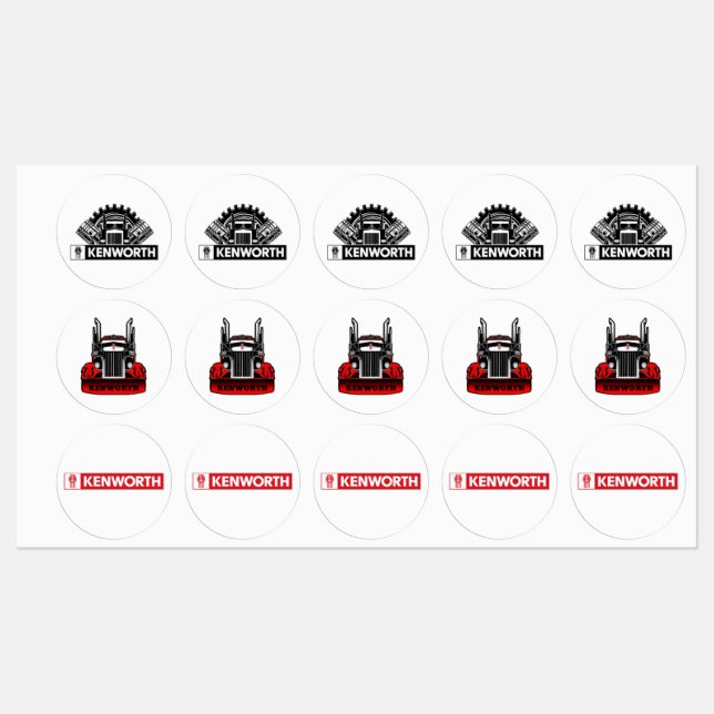 étiquettes Kenworth  Klistermärke (Ark)