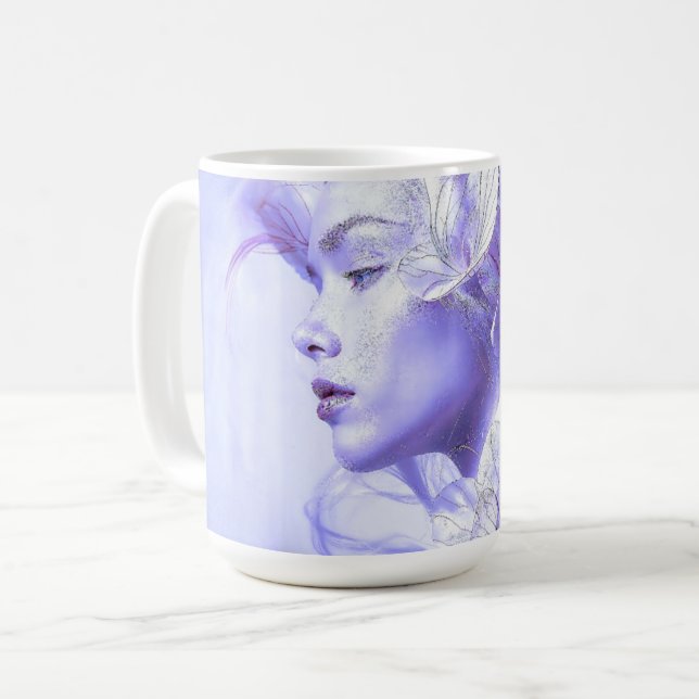 Etirisk Lavendel Muser Kaffemugg (Framsida vänster)