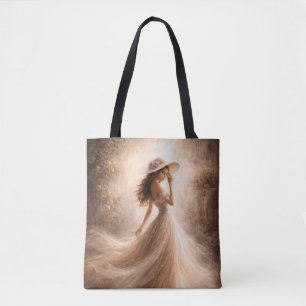 Etirisk Slavisk Vattennymf Tote Bag Boho Tygkasse
